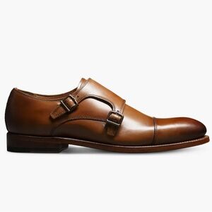 Allen Edmonds Pierce Monk Strap Shoe Size 10D